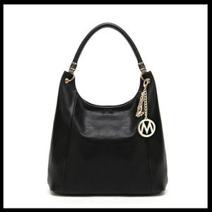 MKF 'April' Hobo Shoulder Bag Black